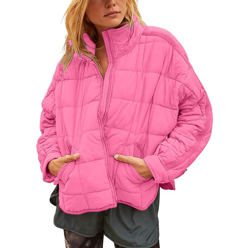 Ommig Women'S Oversized Quilted Lightweight Puffer Jackets Casual Padded Coat with Pockets - Kiki of DC Styles Store