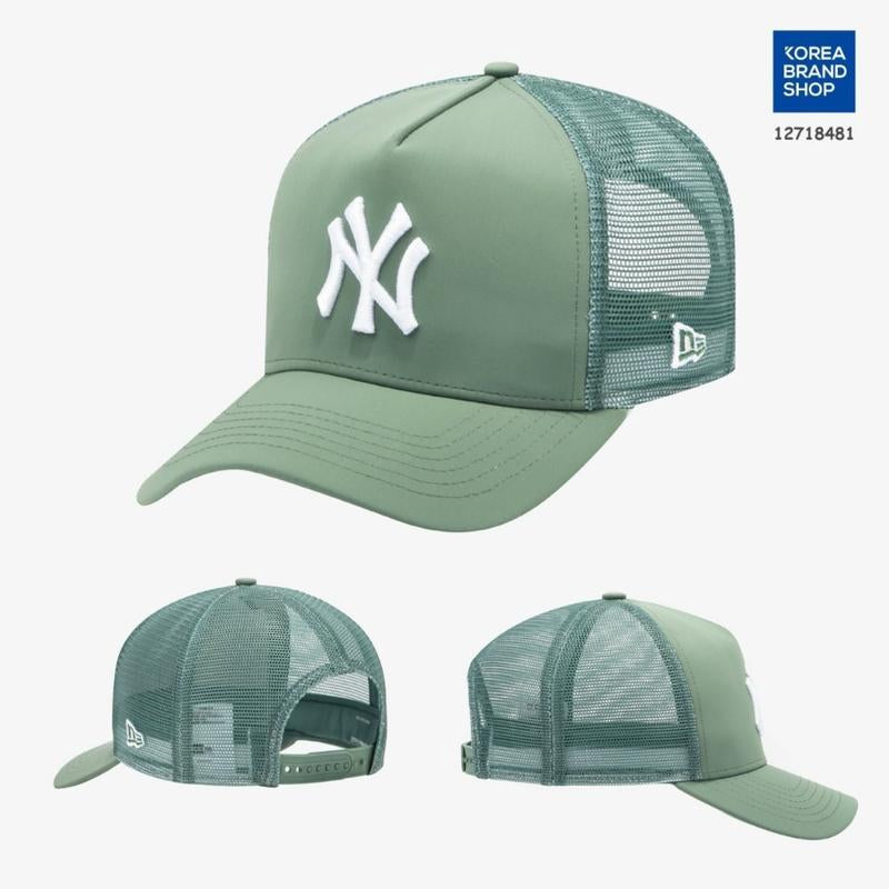 New Era NY 9FORTY Adjustable Baseball Hat for Men and Women - Soft Breathable Cotton, All-Season Wear, Metal Buckle Closure, Made in the USA