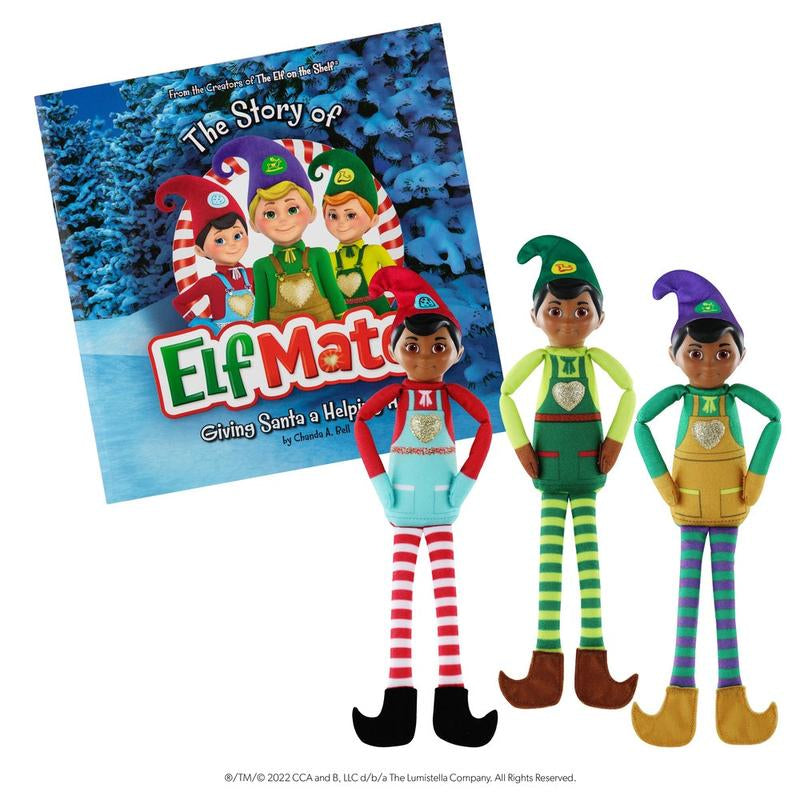 Elf Mates® Three-Pack & Storybook - Kiki of DC Styles Store