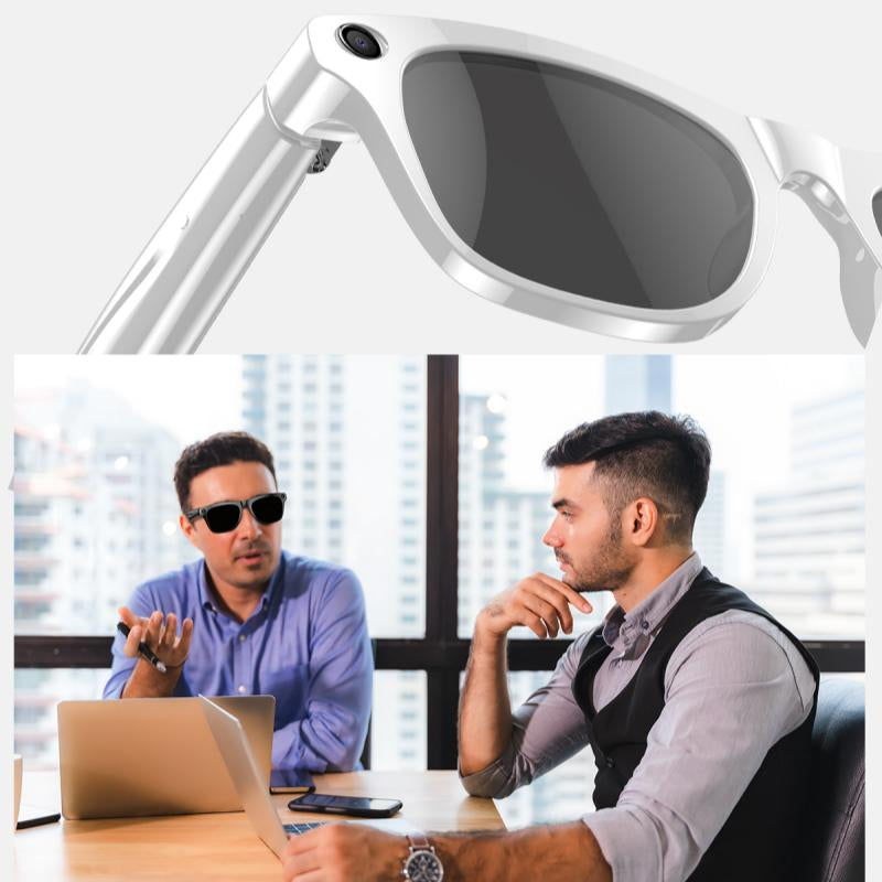 HYUNDAI XK ONE Pro Intelligent Camera and Video Glasses, Built-In High-Definition Camera, Equipped with Surround Sound Headphones and Speakers,Have Smart Polarized Lenses That Block Blue Light. They Are Suitable for Daily Activities Such Work and Driving. - Kiki of DC Styles Store