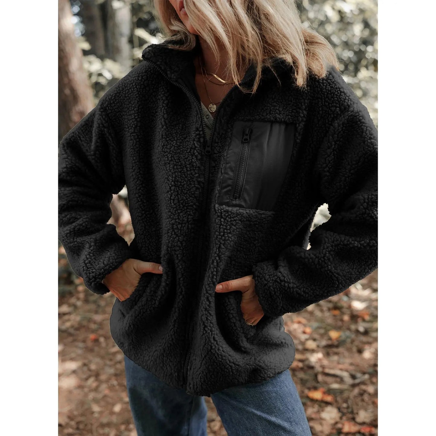 Dokotoo Baggy Teddy Fleece Coat - The Must-Have Casual Winter Jacket