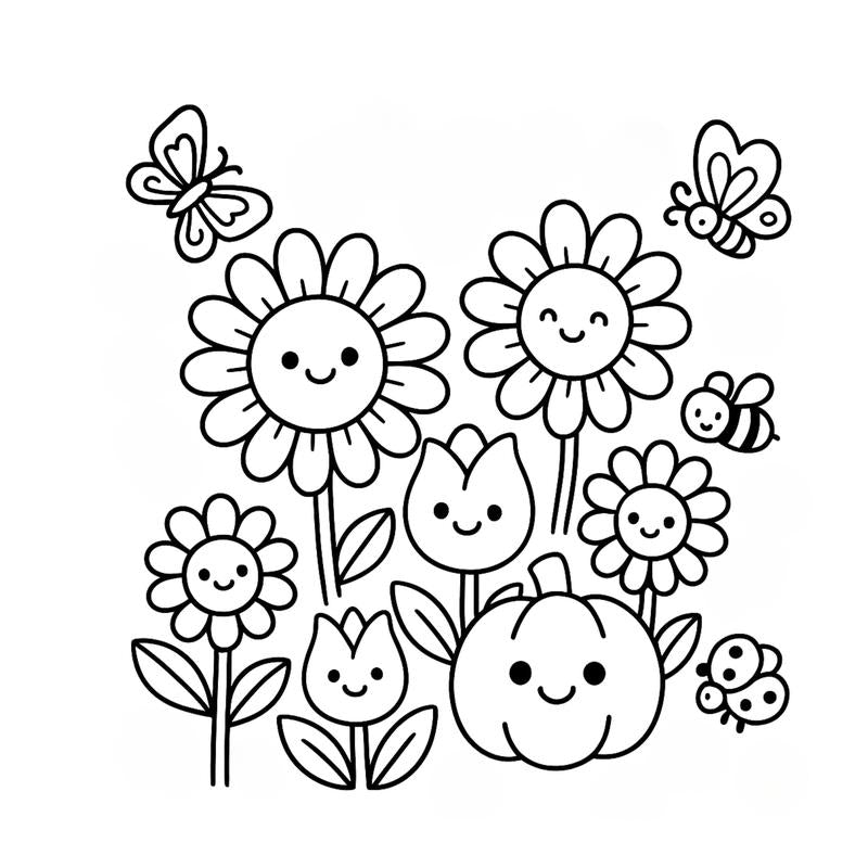 Cuddle Buddies Cute & Comfy Coloring Book for Adults Teens with Bold Easy Simple and Big Designs Artistic Guide 80 Illustrations - Kiki of DC Styles Store