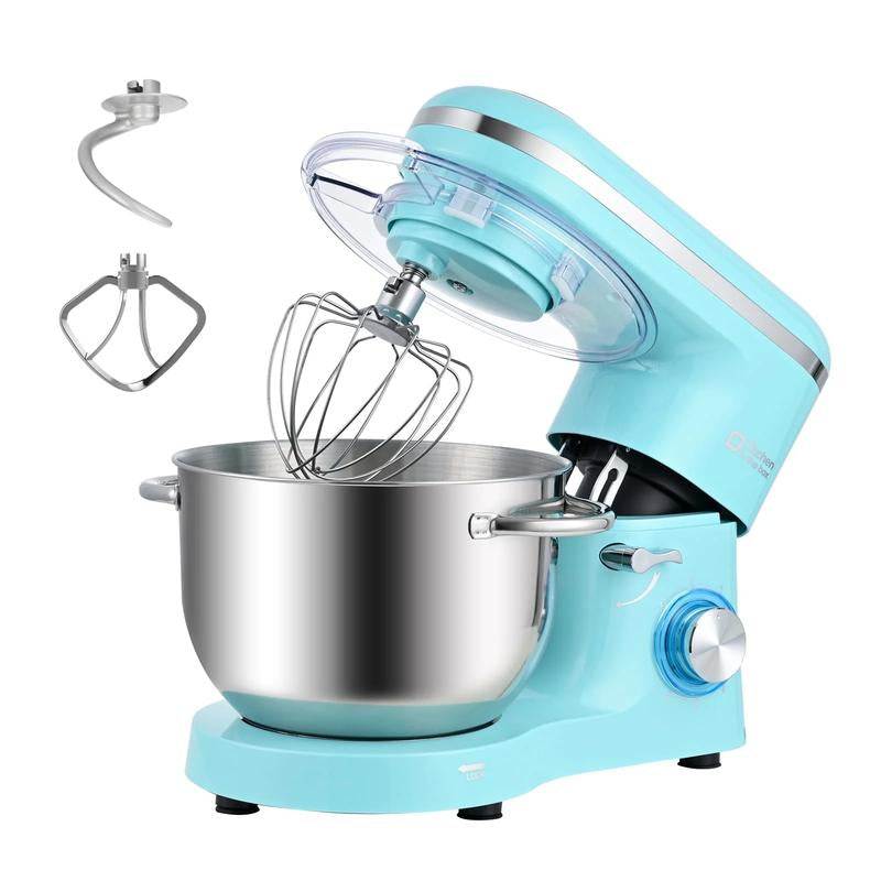 Kitchen in the Box 660W Tilt-Head Stand Mixer | 6.5QT Stainless Steel Bowl, 6-Speed Electric Food Mixer - Kiki of DC Styles Store