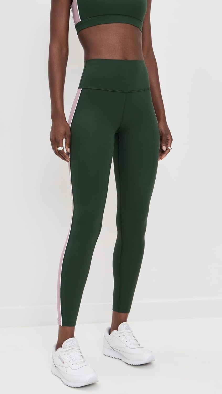 Elevate Your Workout with Women's Margot Rigor High Waist Leggings - Military/Blush