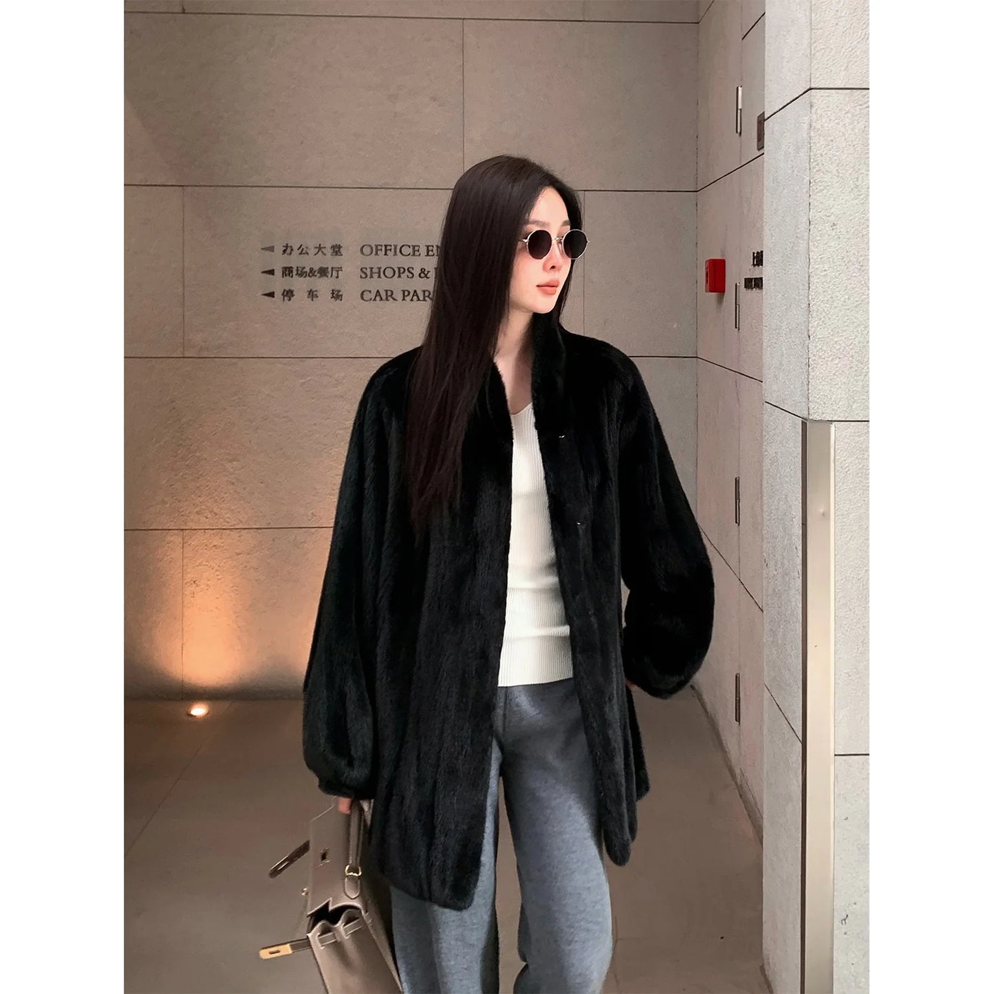 Meteor Variations Sable Fur Coat Women