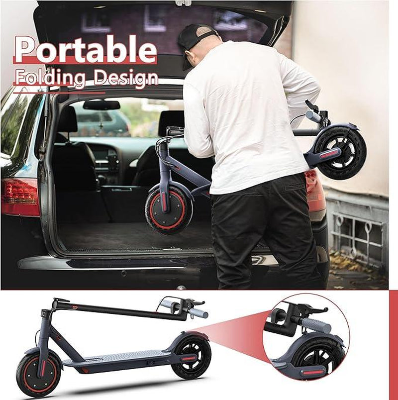 AOPO Electric Scooter for Adults, 350W Motor, Top Speed of 16Mph, 36V/7.8AH Battery, Max Range of 22 Miles, Foldable E-Scooter for Adults, Equipped with App Control and Dual Braking System. Portable Folding - Kiki of DC Styles Store