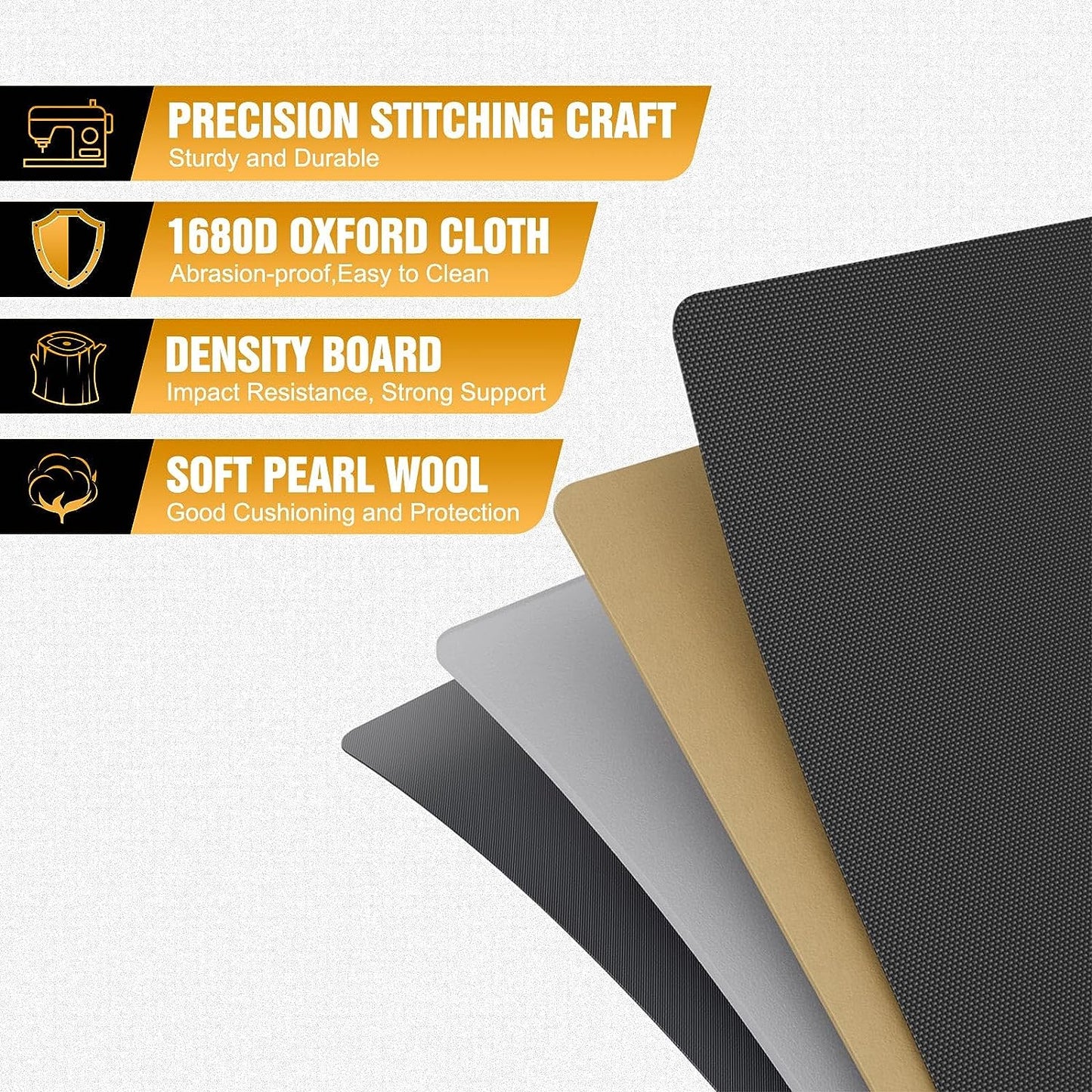 Car Trunk Organizer, Car Organizer with Lid, Heavy Duty Collapsible Trunk Storage for SUV, Truck, Cargo Trunk Organizer with Lid (Medium, Black) - Kiki of DC Styles Store