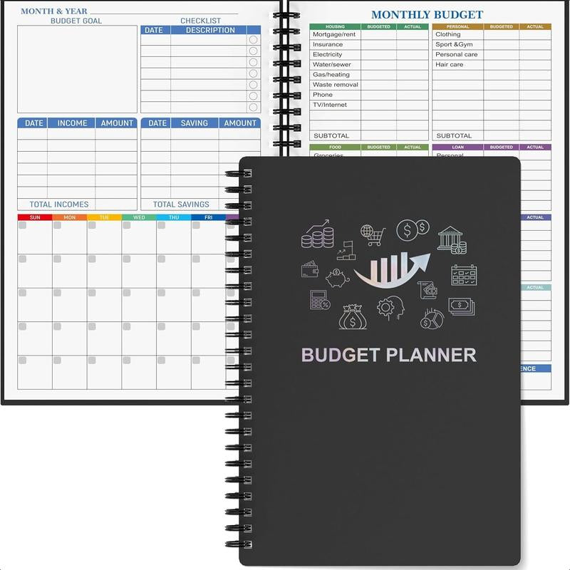 Budget Planner - Monthly Finance Organizer with Expense Tracker Notebook to Manage Your Money Effectively, Undated Finance Planner/Account Book, Start Anytimem,A5(8.6X5.9 Inchs),100Gsm Paper - Pink - Kiki of DC Styles Store