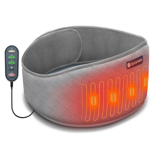 Heating Pad with Massage for Back Relief, Waist Belt with Heat for Lumbar Pain, Gifts