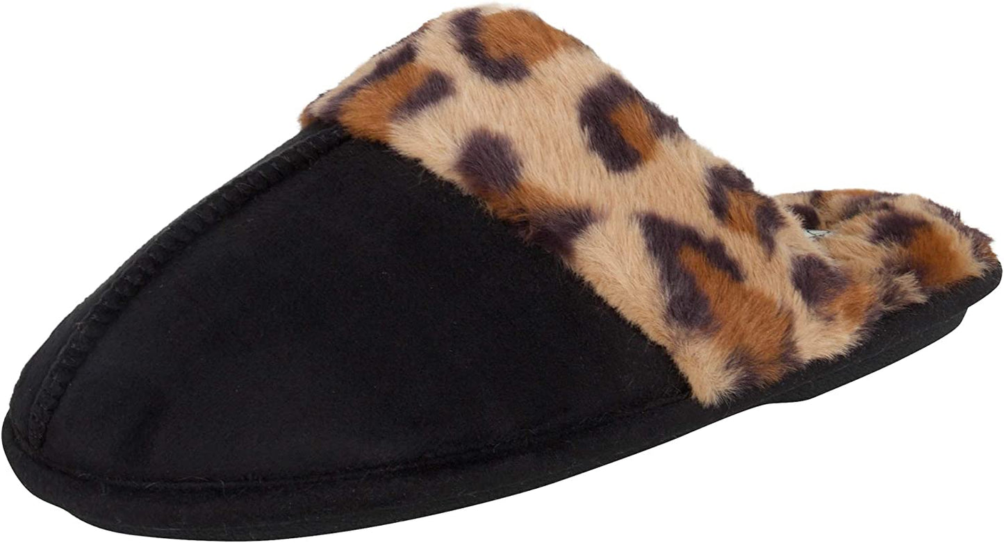 Indulge in Luxury: Jessica Simpson Women's Cozy Pink Faux Fur Memory Foam Slippers with Anti-Skid Soles