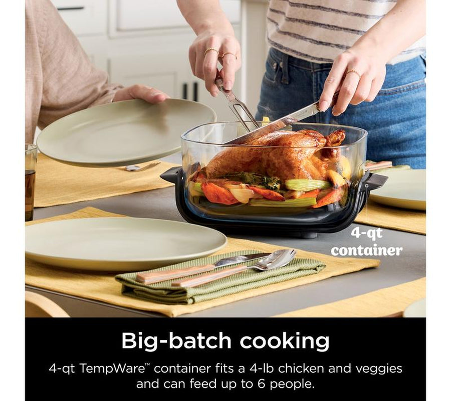 Ninja Crispi 4-In-1 Portable Glass Air Fryer Cooking System - Kiki of DC Styles Store