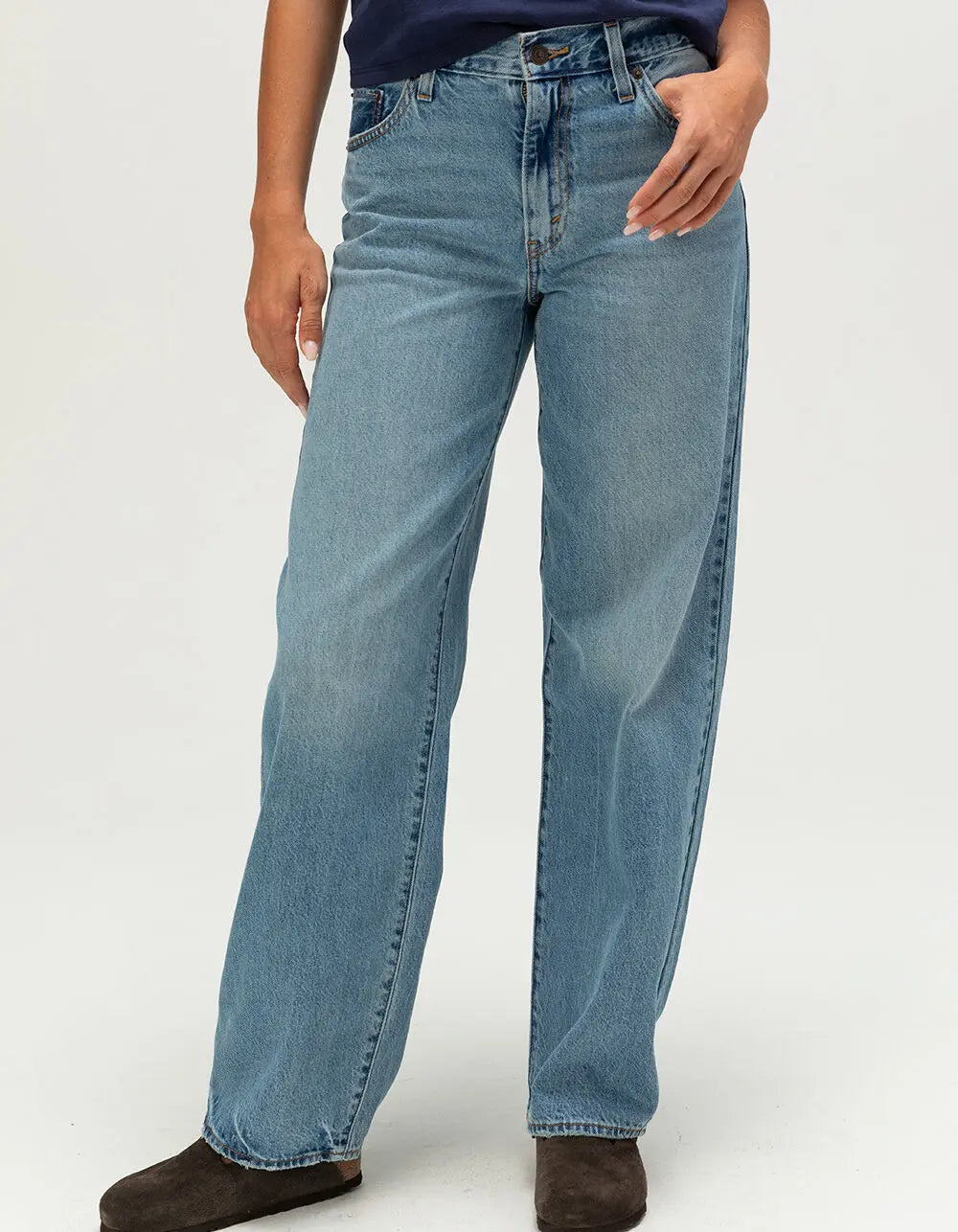 Levi's Premium Baggy Dad Jeans for Women - Effortless Style and Comfort
