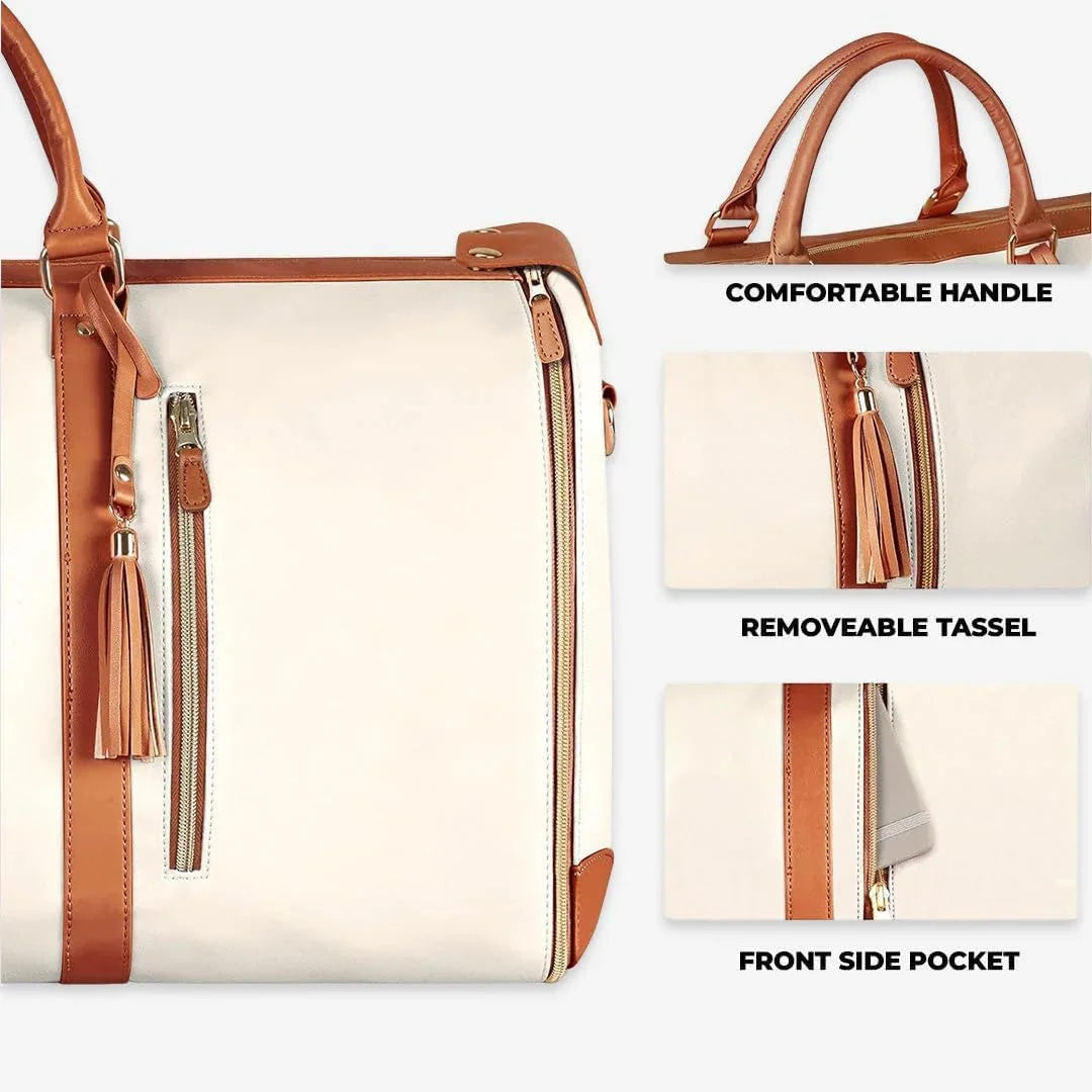 Garment Duffle Bag,Travel Bag, Carry Bag,Carry Garment Bag for Travel (Pink) - Kiki of DC Styles Store