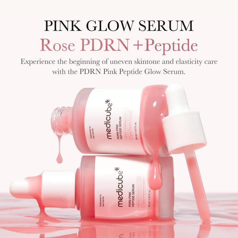 [Medicube Official] Pink Glass Glow Routine SetㅣK-Beauty Viral Glass Glow Device, PDRN Pink Peptide Toner, PDRN Pink Peptide Serum, Collagen Repair - Kiki of DC Styles Store
