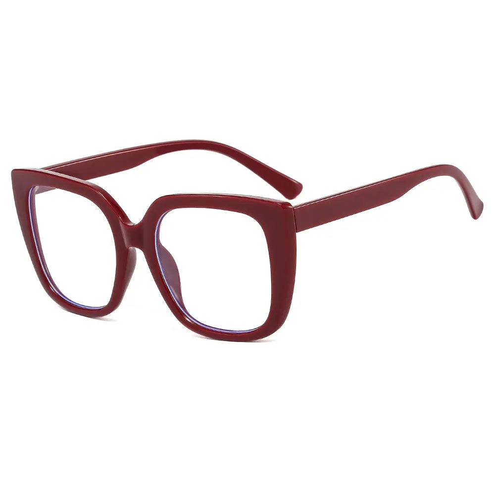 1Pc Ladies Retro Leopard Print Square Glasses | Vintage Plain PC Frame, Non-Prescription Clear Lenses! Suitable for Daily Wear & Women’S School Accessories