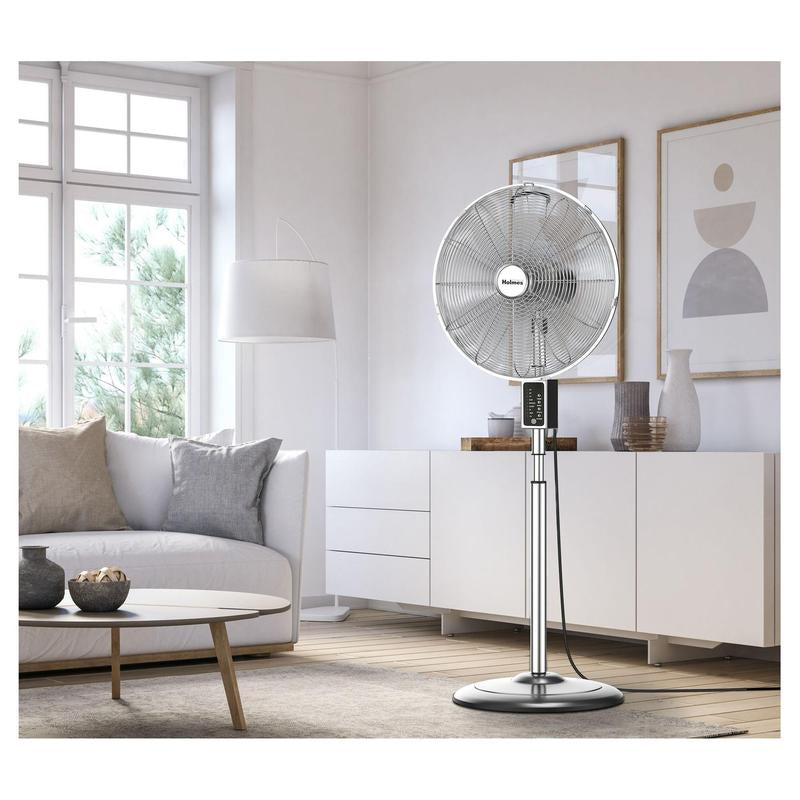 Holmes 16" Oscillating 3-Speed Digital Metal Fan W/ Remote - Kiki of DC Styles Store