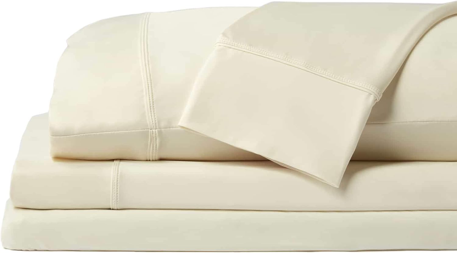 Elevate Your Sleep with SHEEX Original Performance Cooling Sheets Set - King/Cal King in Pearl Blue - Luxurious Moisture-Wicking, Wrinkle-Free Comfort with Fitted Sheet & 2 Pillowcases