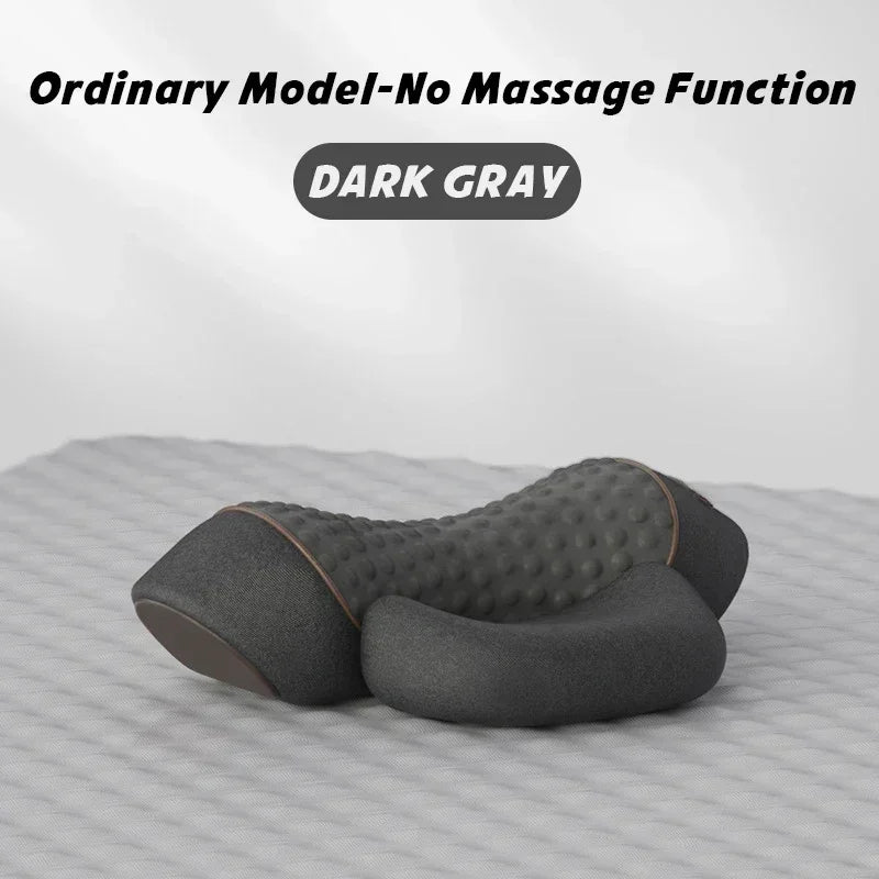 Electric Massager Cervical Pillow Hot Compress Vibration Massage Neck Traction Relax Sleeping Memory Foam Pillow Spine Support - Kiki of DC Styles Store