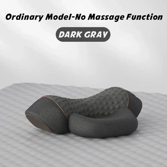 Electric Massager Cervical Pillow Hot Compress Vibration Massage Neck Traction Relax Sleeping Memory Foam Pillow Spine Support - Kiki of DC Styles Store