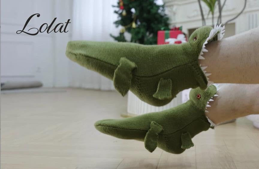 Novelty Cartoon Animal Socks - Christmas Gifts: Cat & Deer Warm Winter Socks for Girls & Women