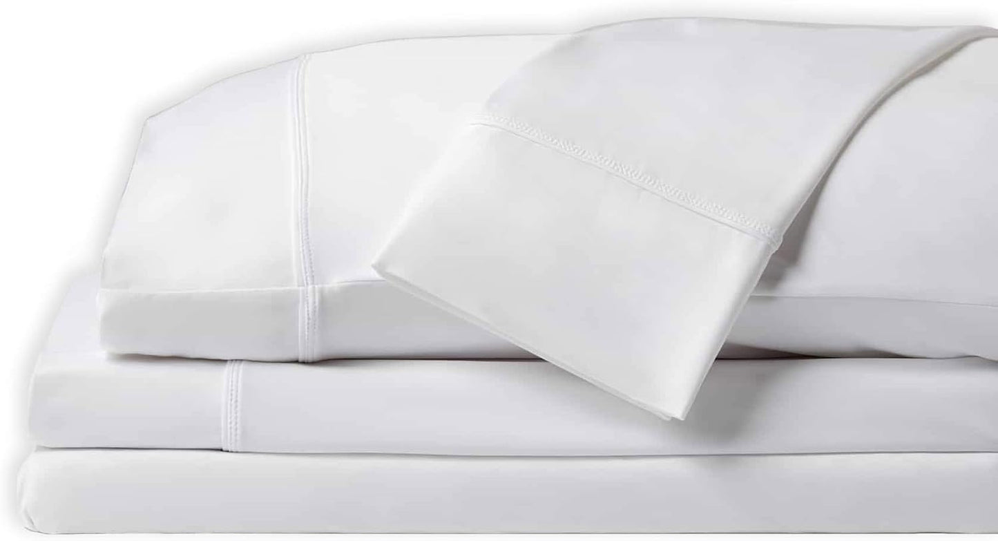 Elevate Your Sleep with SHEEX Original Performance Cooling Sheets Set - King/Cal King in Pearl Blue - Luxurious Moisture-Wicking, Wrinkle-Free Comfort with Fitted Sheet & 2 Pillowcases