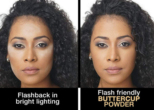 Sacha Buttercup Setting Powder - Translucent Loose Powder for Medium to Dark Skin Tones, 1.75 oz, Blurs Fine Lines and Pores, No Ashy Flashback, Ideal for Setting Makeup Foundation or Concealer.