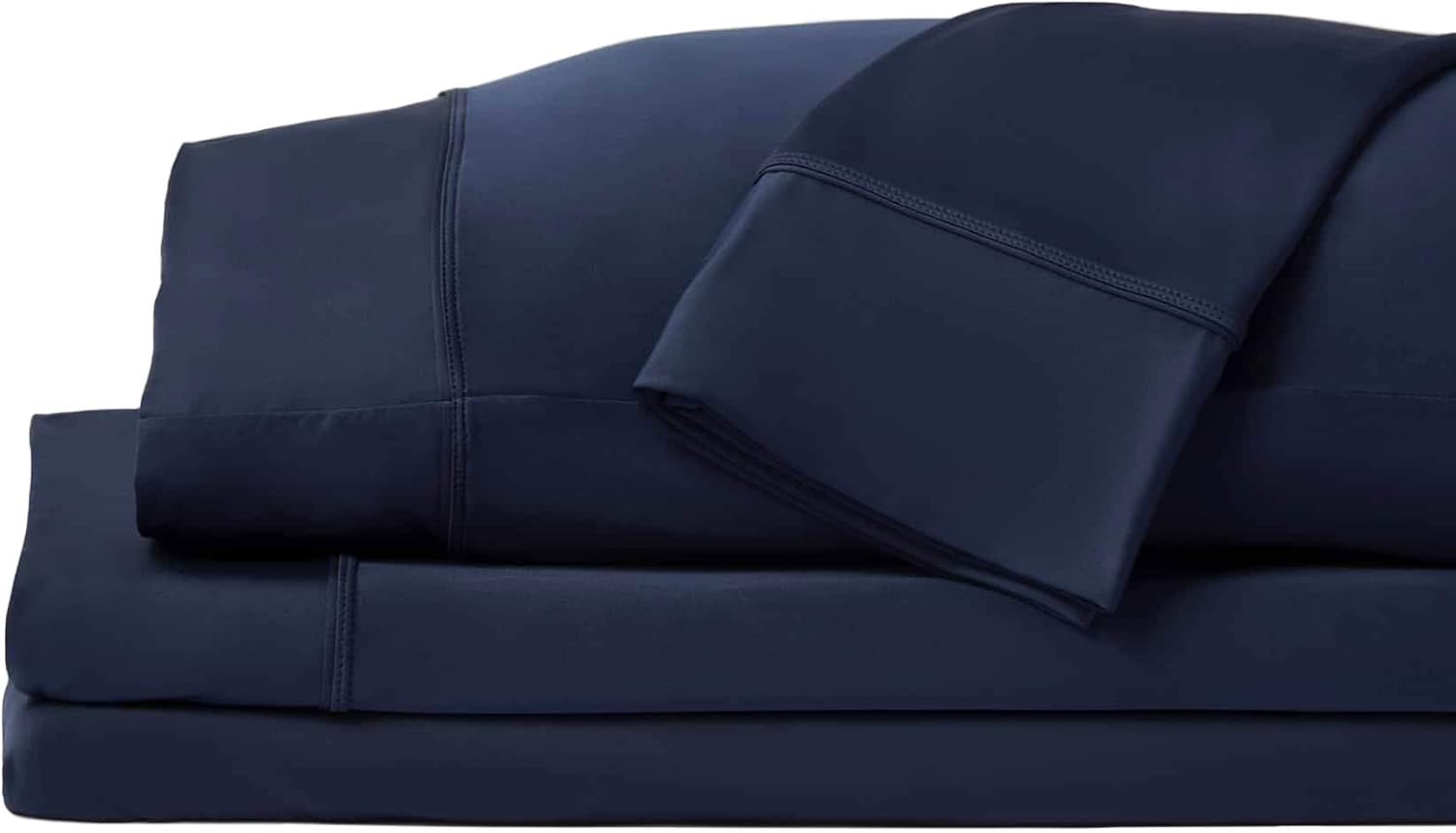 Elevate Your Sleep with SHEEX Original Performance Cooling Sheets Set - King/Cal King in Pearl Blue - Luxurious Moisture-Wicking, Wrinkle-Free Comfort with Fitted Sheet & 2 Pillowcases