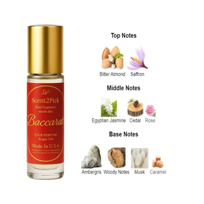 ROUGE & ROLL-ON SCENT OIL - 12Ml Alcohol-Free Long-Lasting Oil-Based Fragrance in Travel-Friendly Roller Bottle - Kiki of DC Styles Store