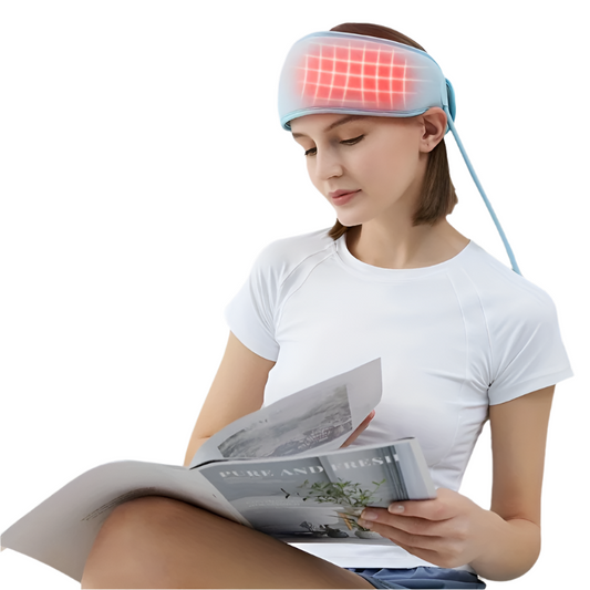 USB Rechargeable 360° Scalp Massager with Heat & Air Compression(Blue) - Kiki of DC Styles Store