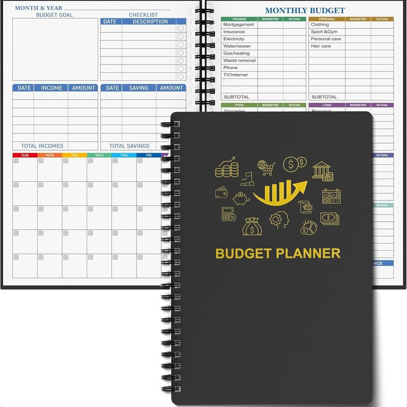 Budget Planner - Monthly Finance Organizer with Expense Tracker Notebook to Manage Your Money Effectively, Undated Finance Planner/Account Book, Start Anytimem,A5(8.6X5.9 Inchs),100Gsm Paper - Pink - Kiki of DC Styles Store