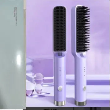 Experience Effortless Styling with the 2026 Upgraded Portable Hair Straightening Comb - USB Rechargeable & Wireless for Ultimate Convenience