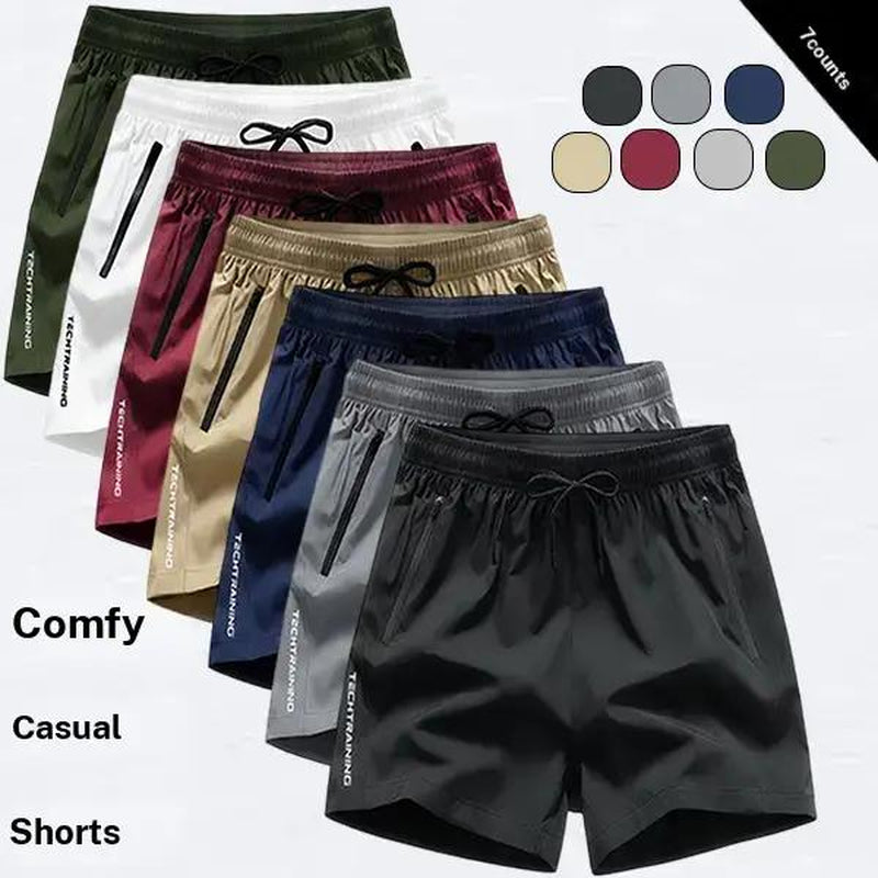 Men's 7-Pack Quick-Dry Athletic Shorts - Versatile and Stylish for All Your Outdoor Adventures