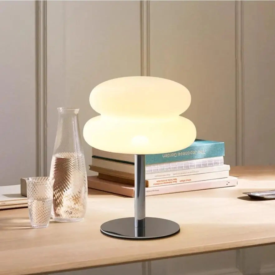 Macaron LED Table Lamp Trichromatic Dimming Living Room Atmosphere Lamps Eye Protection Night Light Girl Bedroom Bedside Decor - Kiki of DC Styles Store
