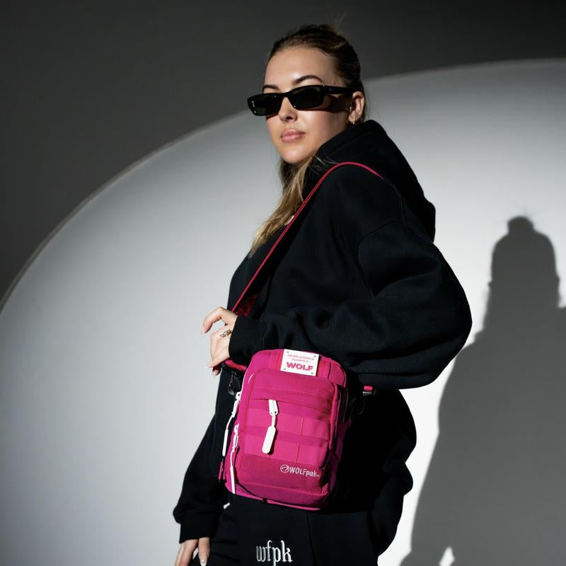4L Mini Tactical Sling Bag Pink Goddess - Kiki of DC Styles Store