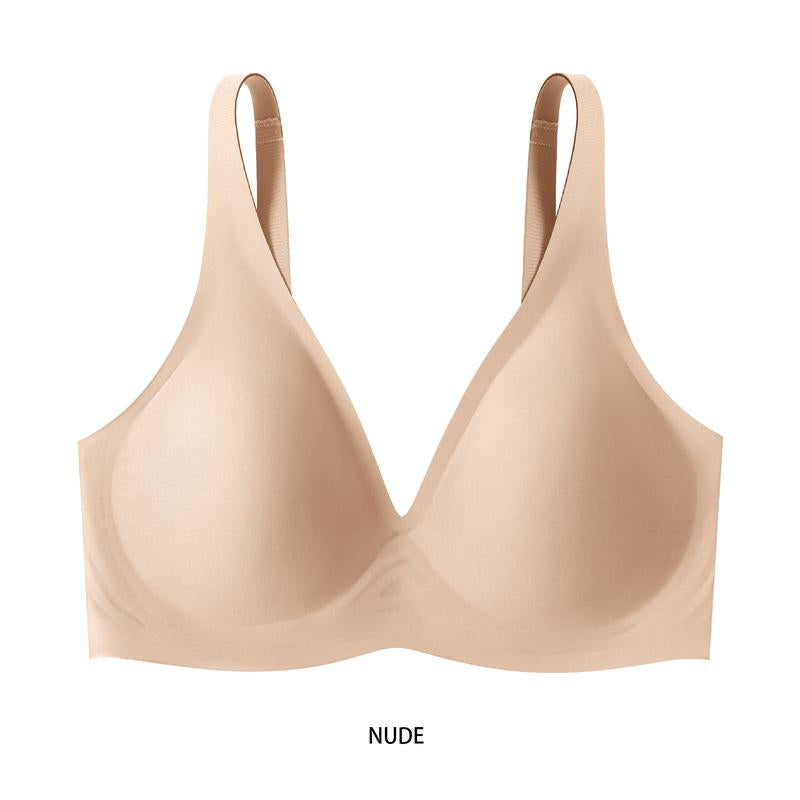 Werena V-Neck Wireless Bras for Women Seamless No Underwire Bra Comfortable Everyday Wire-Free Bras - Kiki of DC Styles Store