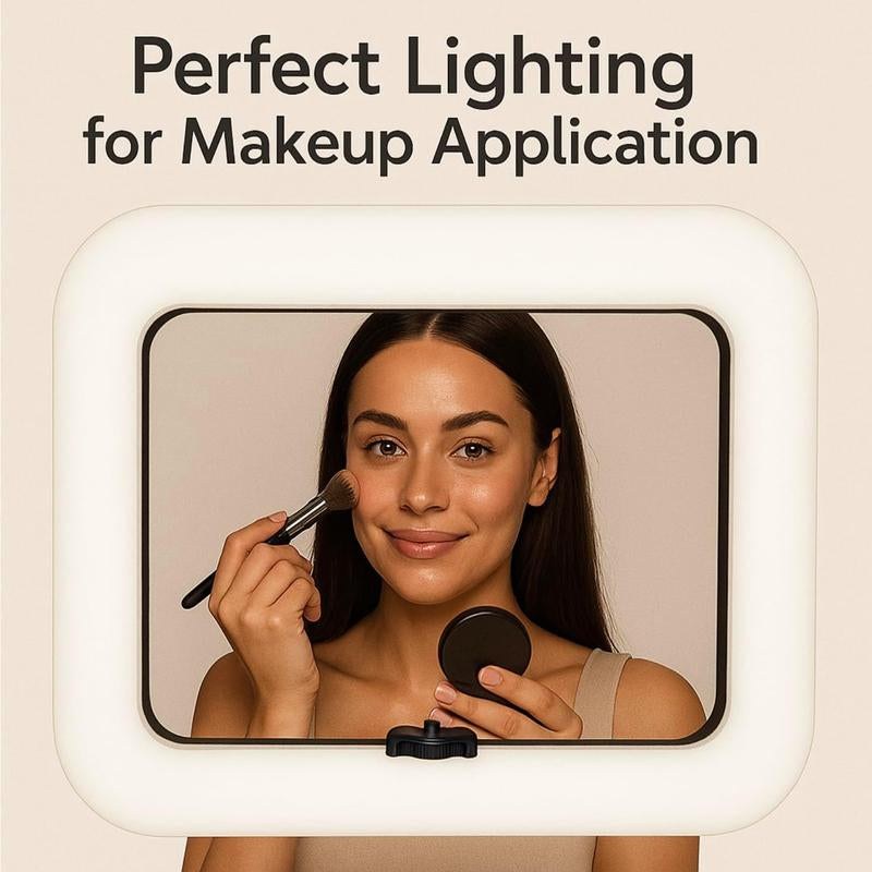 Portable Ring Light for Phone, LED Smartphone Light, Phone Video Stabilizer, Square Ring Light for Photography, Video Recording, Live Stream - Kiki of DC Styles Store