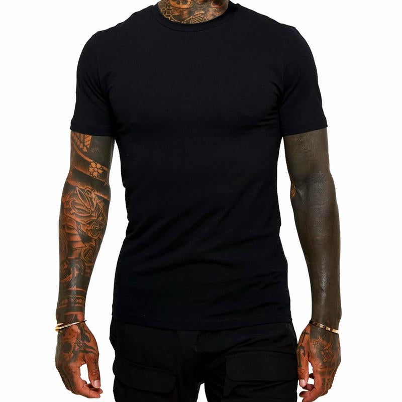 Elevate Your Everyday Style with the TRAILBLAZER Slim Fit Crewneck T-Shirts - Classic White and Black (3-Pack)