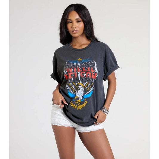 Willie Nelson Graphic Oversized Tee