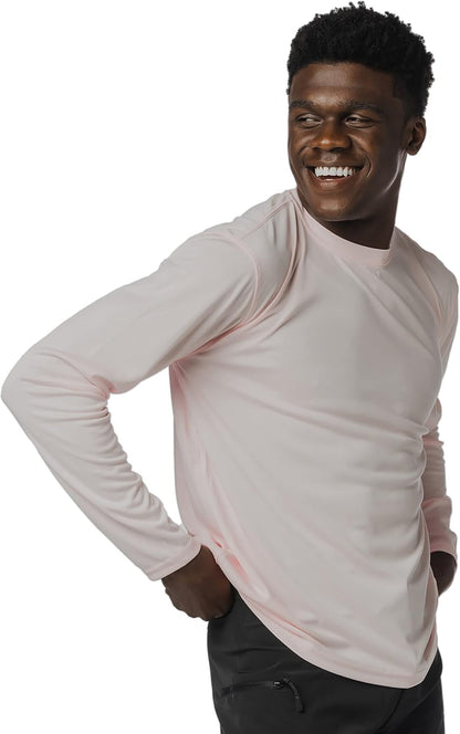 Stay Protected and Stylish with Our Men's UPF 50+ Long Sleeve Outdoor T-Shirt - Perfect for Fishing, Running, Hiking, and Swimming