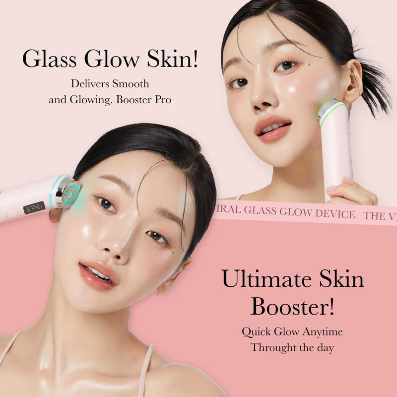 [Medicube Official] AGE-R Booster Pro - PINK (New) / Black ㅣKbeauty Viral Glass Glow Device for Glowy Glass Skin Facial Comfort - Kiki of DC Styles Store