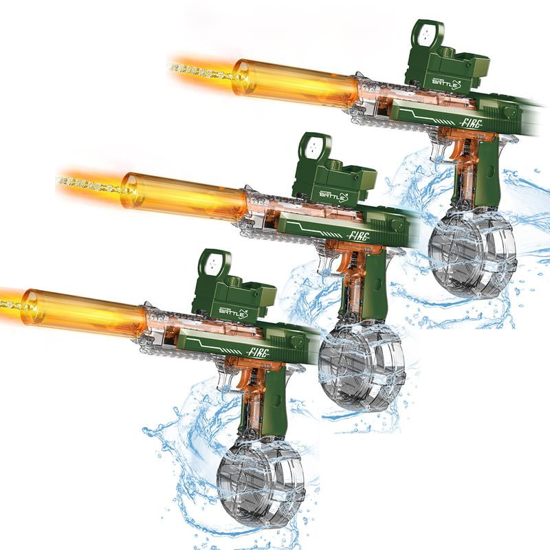 Talgic Multiplayer Team Game Toys Electric Automatic Water Machine Powerful, 32 Feet Shooting, Colored Lights, Summer Outdoor Swimming Pool Water Toy for Adult / Kids Aged 4 5 6 7 8+ - Kiki of DC Styles Store