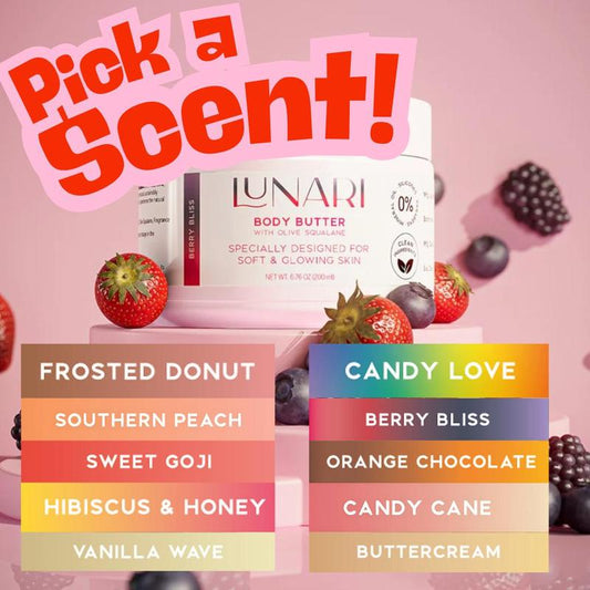 Indulge in Lunari Body Butter - Luxurious Sweet Dessert Scents for Deep Hydration & Natural Glow with Olive Squalane & Vitamin E - Kiki of DC Styles Store
