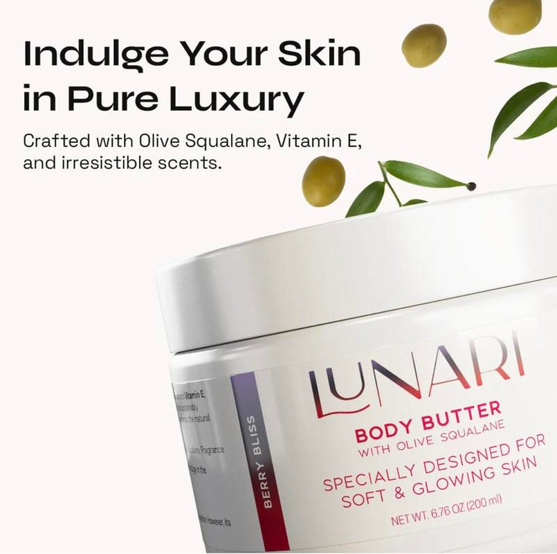 Indulge in Lunari Body Butter - Luxurious Sweet Dessert Scents for Deep Hydration & Natural Glow with Olive Squalane & Vitamin E - Kiki of DC Styles Store