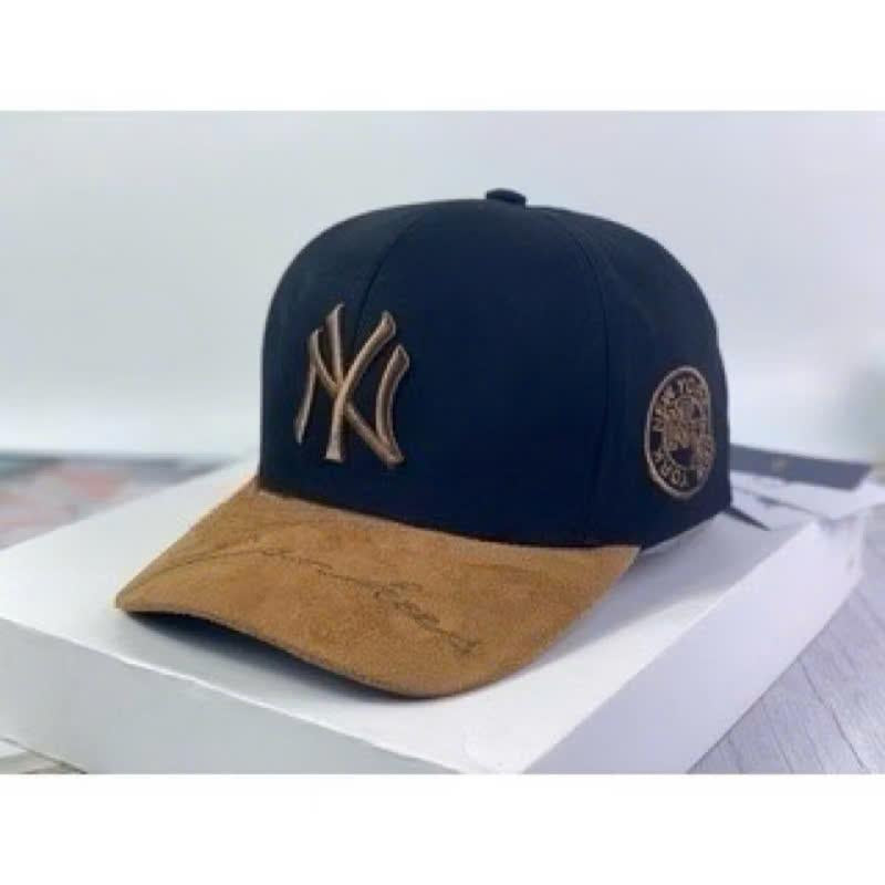 New Era NY 9FORTY Adjustable Baseball Hat for Men and Women - Soft Breathable Cotton, All-Season Wear, Metal Buckle Closure, Made in the USA