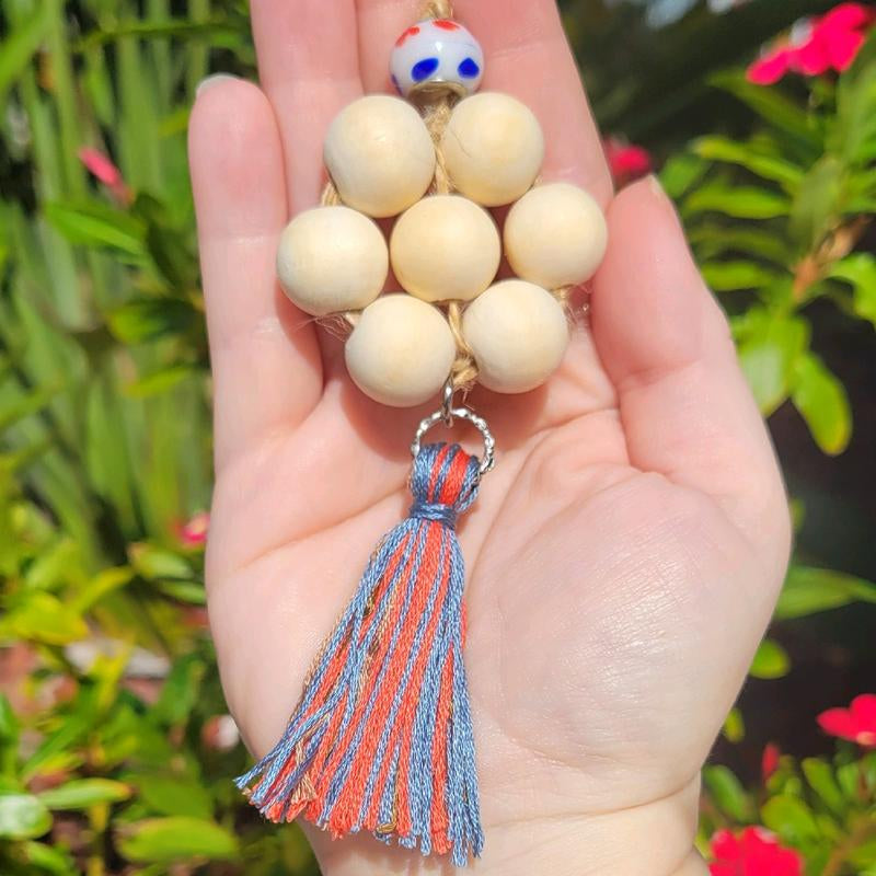 Reusable Oil Diffuser || Flower || Wooden Beads - Kiki of DC Styles Store