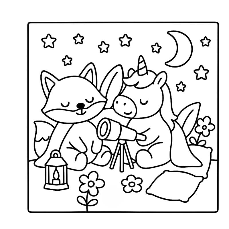 Cuddle Buddies Cute & Comfy Coloring Book for Adults Teens with Bold Easy Simple and Big Designs Artistic Guide 80 Illustrations - Kiki of DC Styles Store