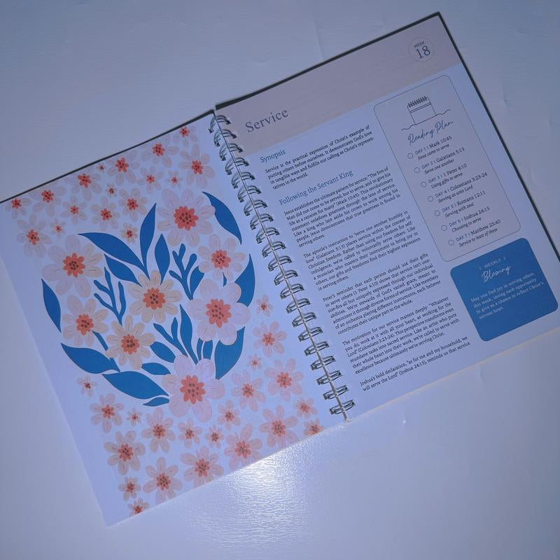 The Study the Bible for 1 Year - 52 Week Bible Journal, Bible Study Book, Personal Organizer, Office Stationery & Supplies, Gift for Women & Men - Kiki of DC Styles Store