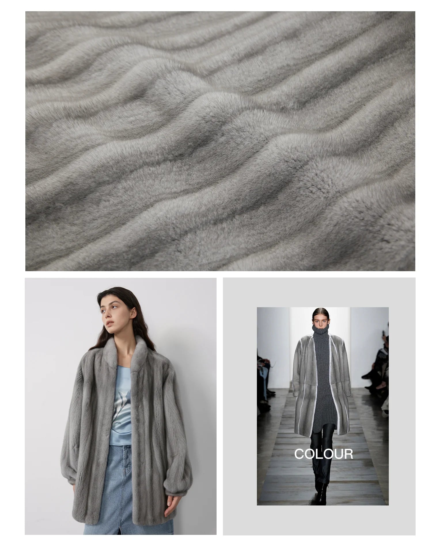 Meteor Variations Sable Fur Coat Women