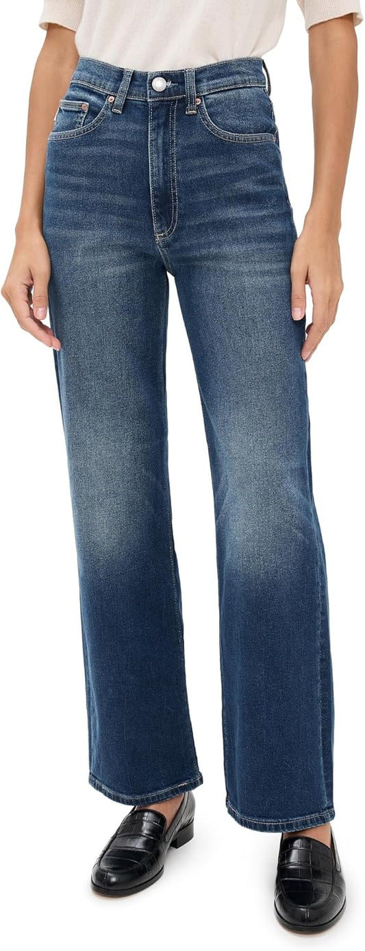 Women'S Karmine Refined Wide Leg High Rise Jeans