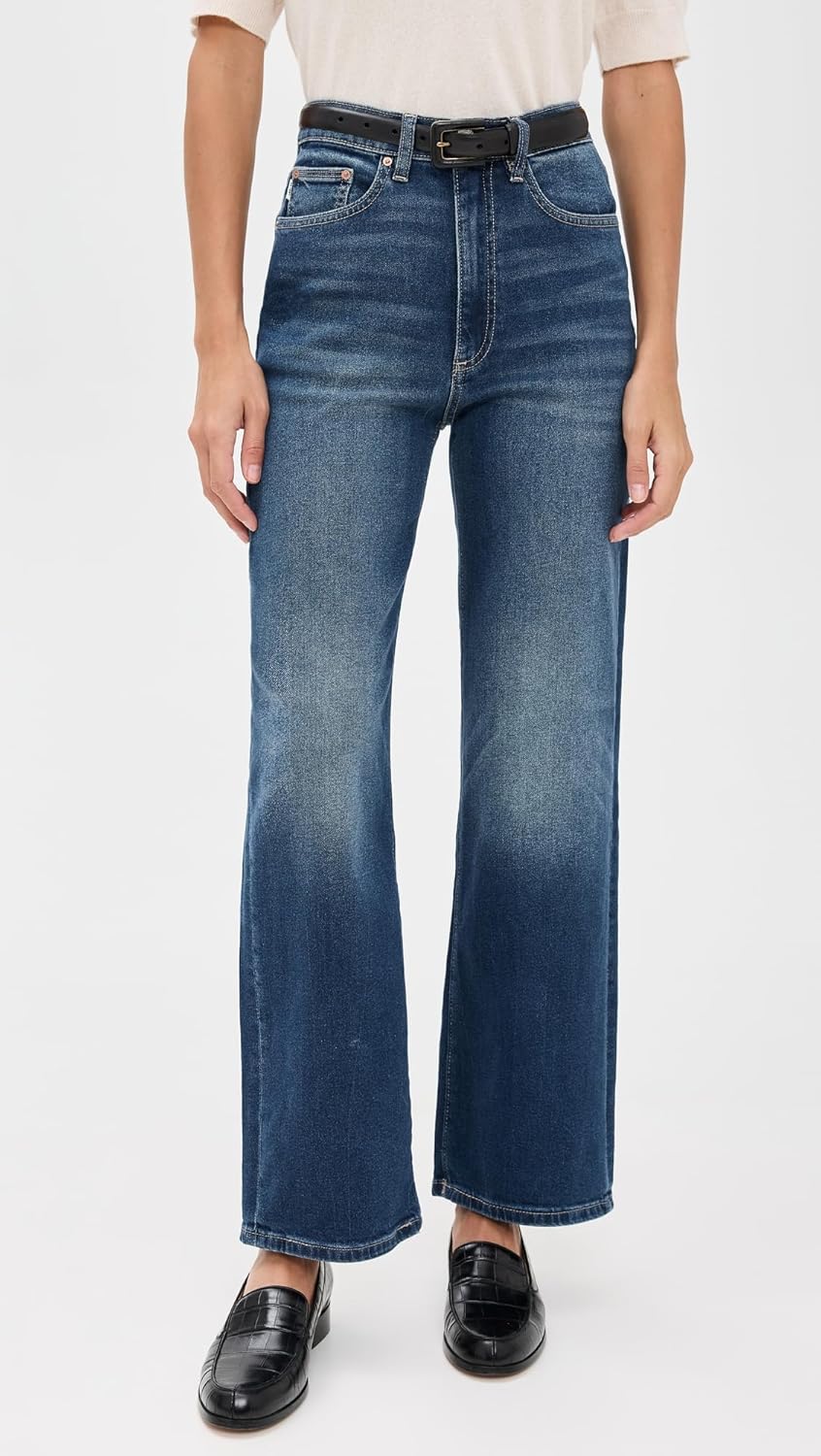 Women'S Karmine Refined Wide Leg High Rise Jeans